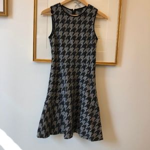 Theory Nikay Porter Check Houndstooth Dress
